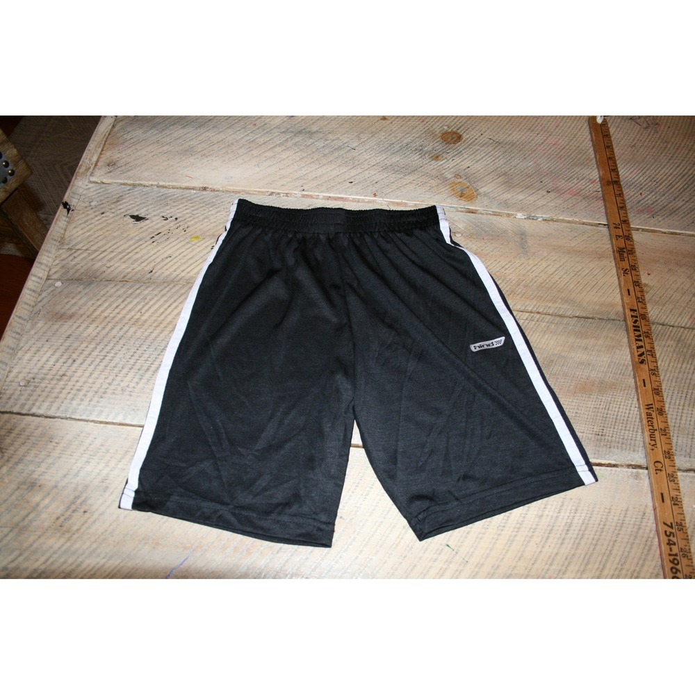 Hind Athletic Shorts Kids Size M 10 Black NWOT Side Stripe‎ Performance